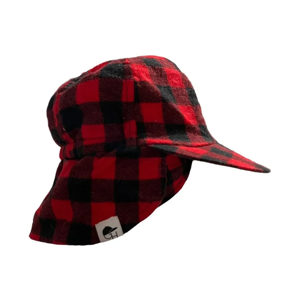 George Hats TODDLER Buffalo Plaid Flannel Trapper Hat
